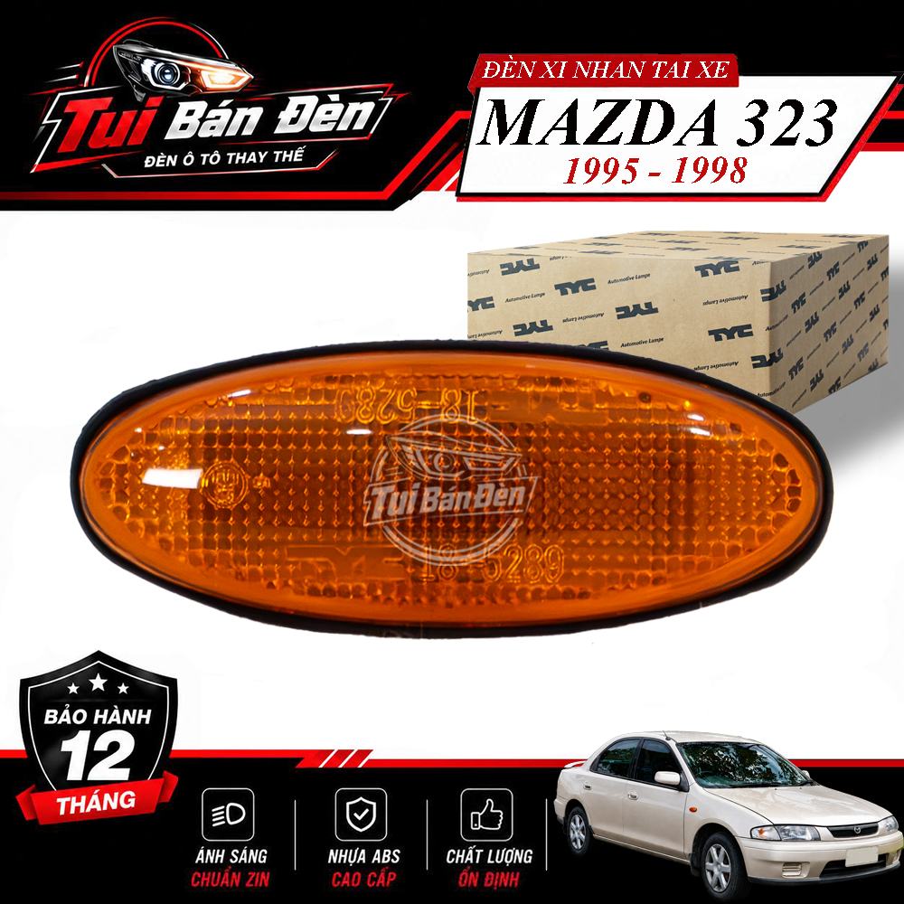 Đèn Xi Nhan Tai Xe Mazda 323 1995 - 1998 TYC - Hàng Nhập Khẩu Cao Cấp