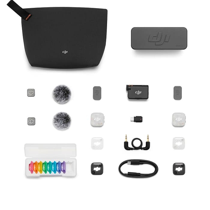 Micro không dây Wireless DJI Mic Mini 2S (2TX + 1RX + Charing Case)