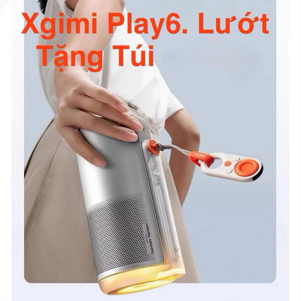 Máy Chiếu Xgimi Play 6. Lướt Bảo Hành 12 Tháng.Tặng Túi. tích hợp pin 20000mAh. 960ansi, Xoay Trần 9