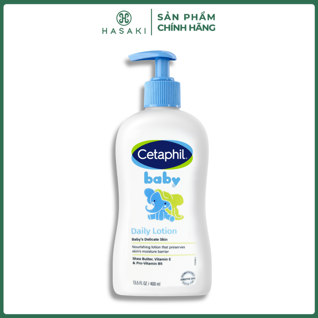 Sữa Dưỡng Ẩm Cetaphil Da Hàng Ngày Cho Bé Baby Daily Lotion 400ml Hasaki