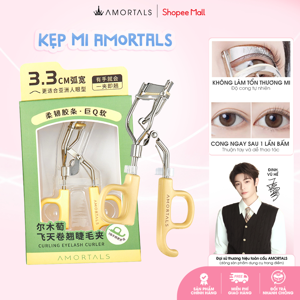 《Amortals Vietnam》Kẹp bấm mi AMORTALS Chình hãng FeiTian Kẹp mi cao cấp bền đẹp uốn cong mi