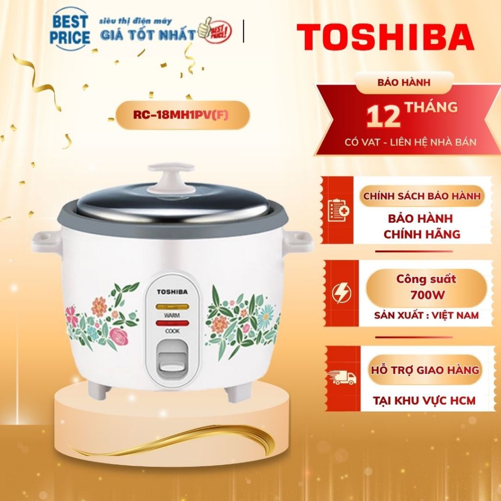 RC-18MH1PV(F) RC-18MH2PV(F) | Nồi Cơm Điện Toshiba 1.8 Lít RC-18MH1PV(F), RC-18MH2PV(F) - Chính Hãng