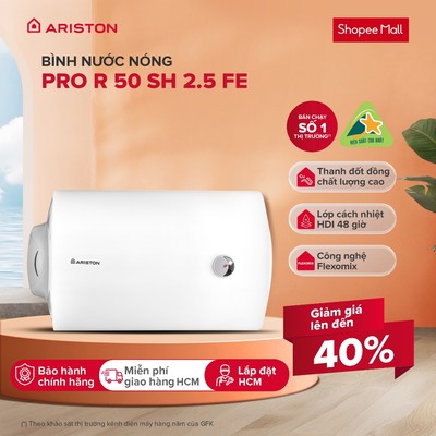 Máy Nước Nóng Gián Tiếp Ariston 50 Lít PRO R 50 SH 2.5 FE