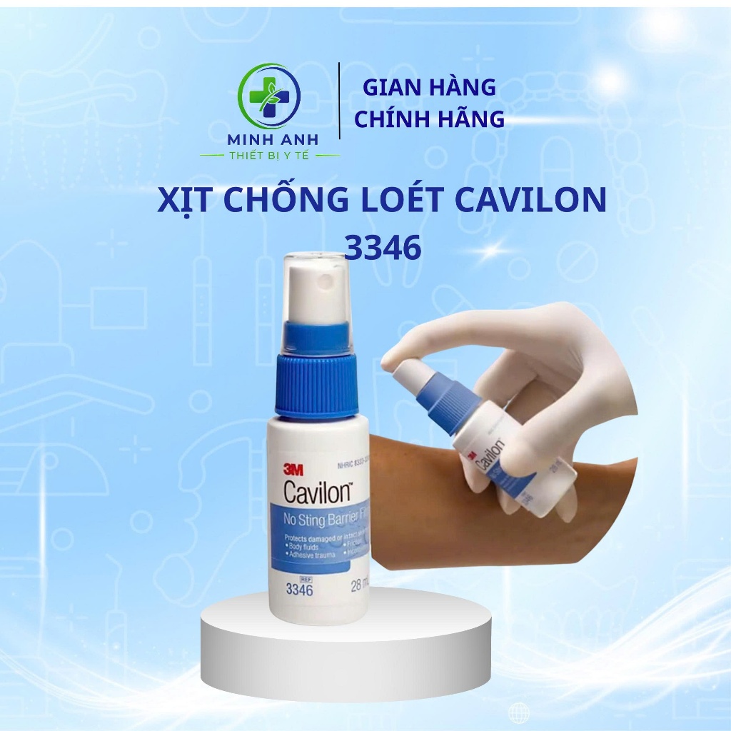 Dung dịch xịt chống loét (chính hãng 3M) CAVILON DẠNG CHAI XỊT 28ML 3346E