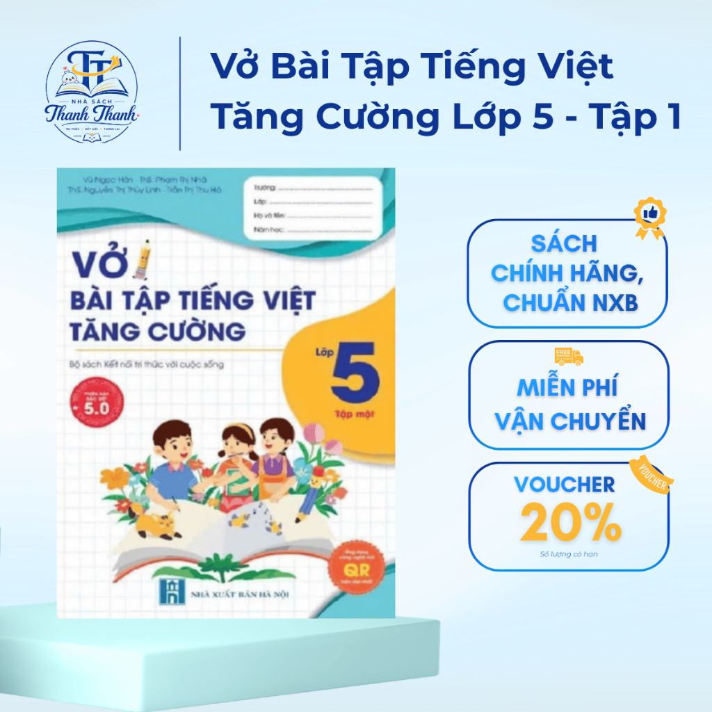 Sách - Vở Bài Tập Tiếng Việt Tăng Cường Lớp 5 - Tập 1 - Kết Nối