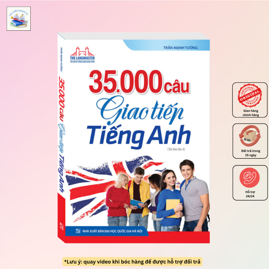 Sách - The Langmaster - 35000 câu giao tiếp tiếng Anh(bìa mềm)