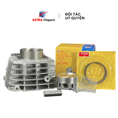 Bộ hơi (xy lanh) kèm piston + sec măng Aspira cho xe Honda Wave 110 mã H2-121P1-KWB-1100