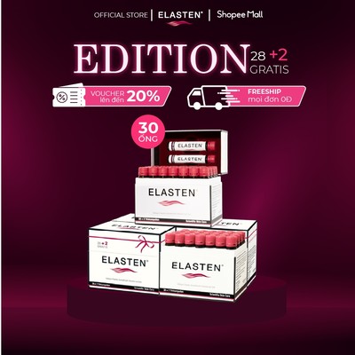 Bộ 5 Hộp Collagen Elasten Giúp Da Căng Mịn, Chống Lão Hóa, Tóc Chắc Khỏe - Collagen Từ Đức
