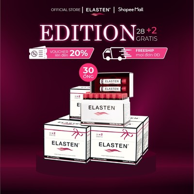 Bộ 6 Hộp Collagen Elasten Giúp Da Căng Mịn, Chống Lão Hóa, Tóc Chắc Khỏe - Collagen Từ Đức