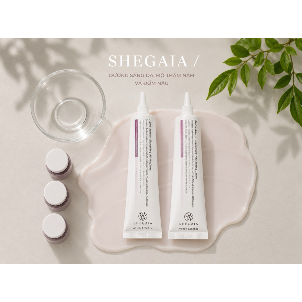 Kem Dưỡng Trắng Da Alpha-Arbutin Glutathione Shegaia 40ml