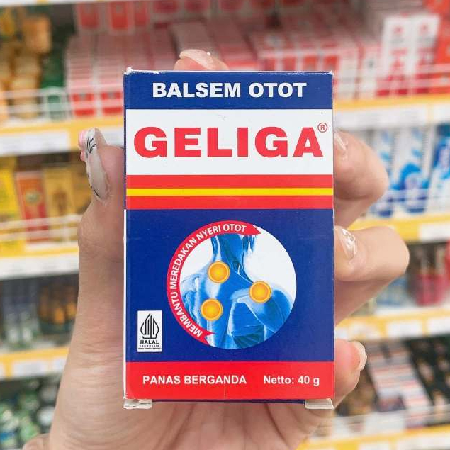 Dầu Cù Là Lửa Geliga Muscular Balm 40g Indonesia