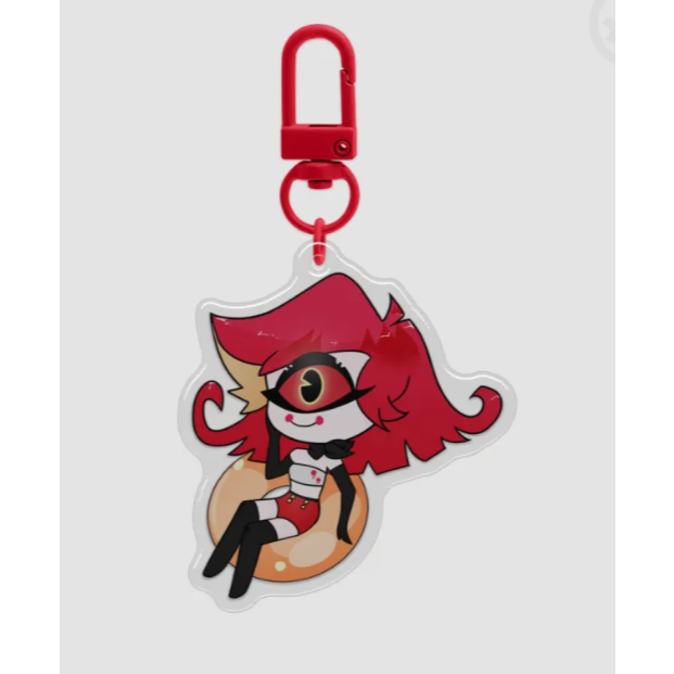Summer Nifty Hazbin Hotel Keychain suongdecorshop