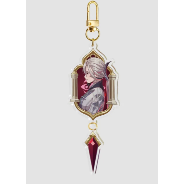 Arlecchino The Knave pendant acrylic keychain suongdecorshop