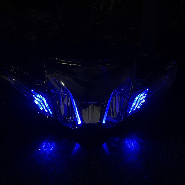 Pha đèn 2 tầng Sirius Dyno lắp sirius 50/110cc
