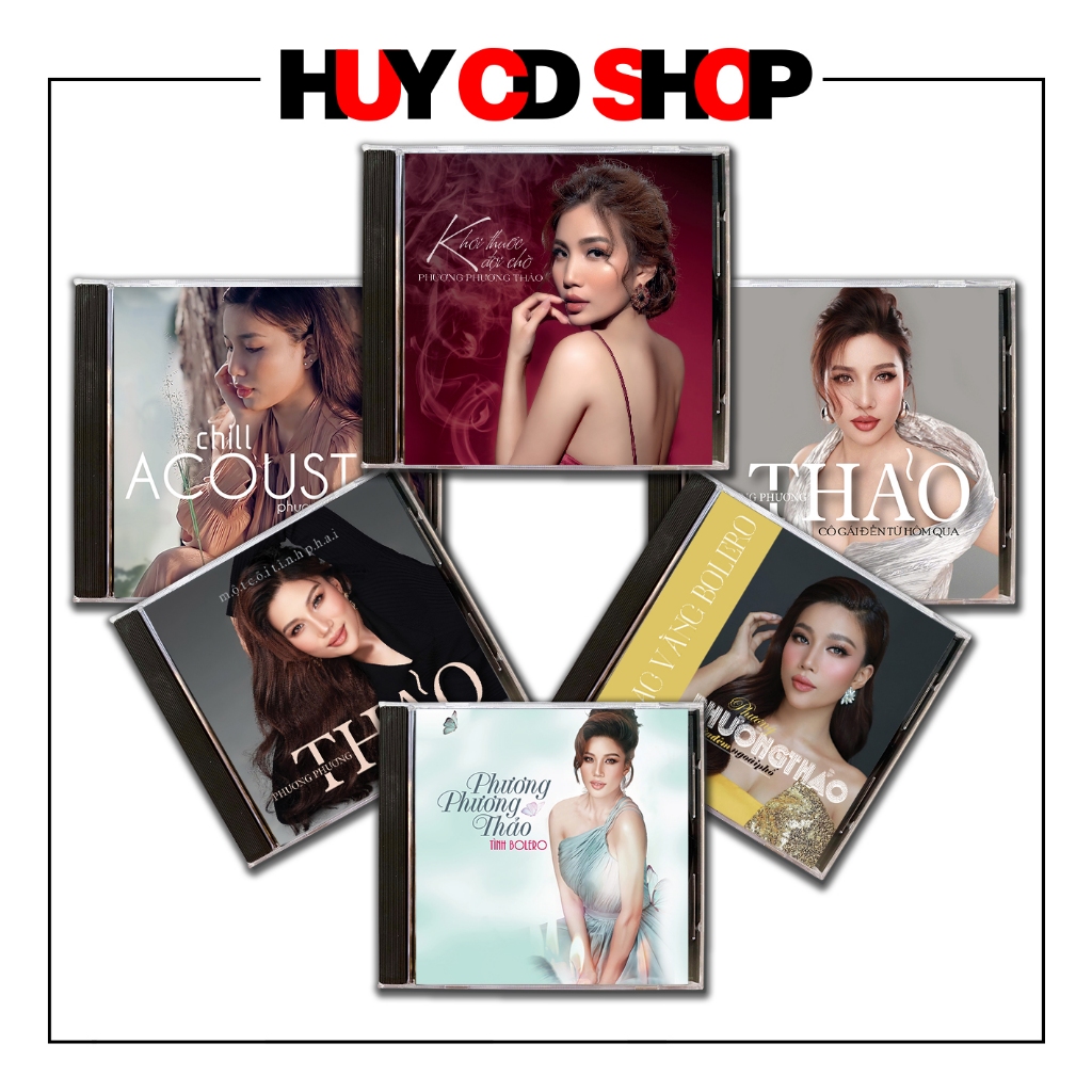 Đĩa CD Phương Phương Thảo hát Nhạc trẻ và nhạc Bolero trữ tình Acoustic Đĩa lòng trắng