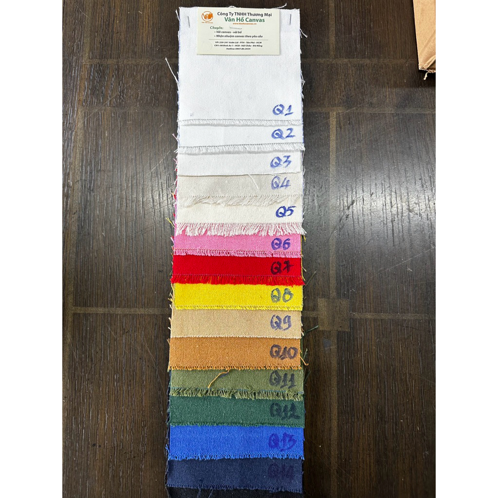Vải canvas may túi tote (Q)
