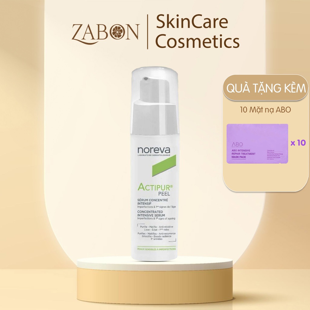 [HÀNG CÔNG TY]  Serum Noreva Actipur Peel Concentrated giảm mụn và giảm thâm mụn 30ml