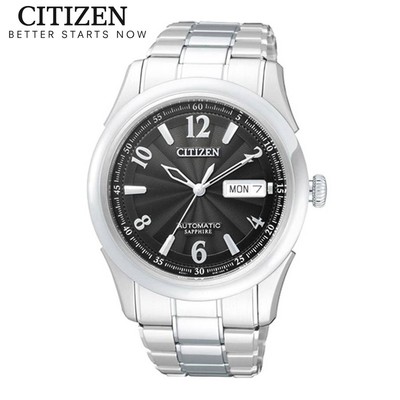 Đồng Hồ Nam Citizen Automatic Dây Thép Không Gỉ NH8310-53E - Mặt Đen (Sapphire)