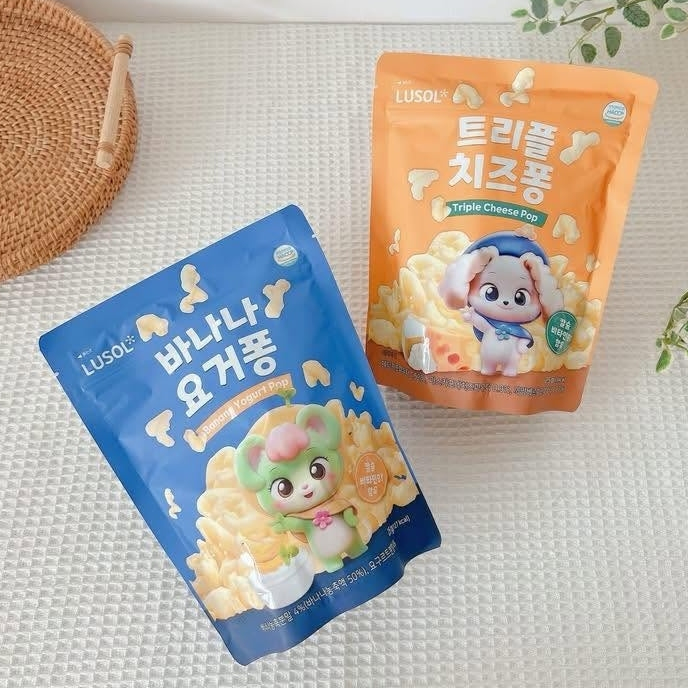 Bánh Bỏng Lusol Bổ Sung Lợi Khuẩn Cho Bé Ăn Dặm