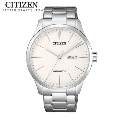 Đồng Hồ Nam Citizen Automatic Dây Thép Không Gỉ NH8350-83A - Mặt Trắng (40mm)