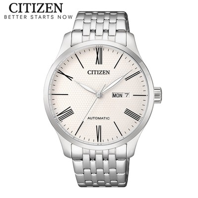 Đồng Hồ Nam Citizen Automatic Dây Thép Không Gỉ NH8350-59A - Mặt Trắng (40mm)