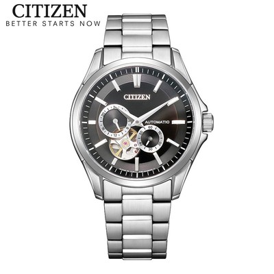 Đồng Hồ Nam Citizen Automatic Dây Thép Không Gỉ NP1010-51E - Mặt Đen (Sapphire)