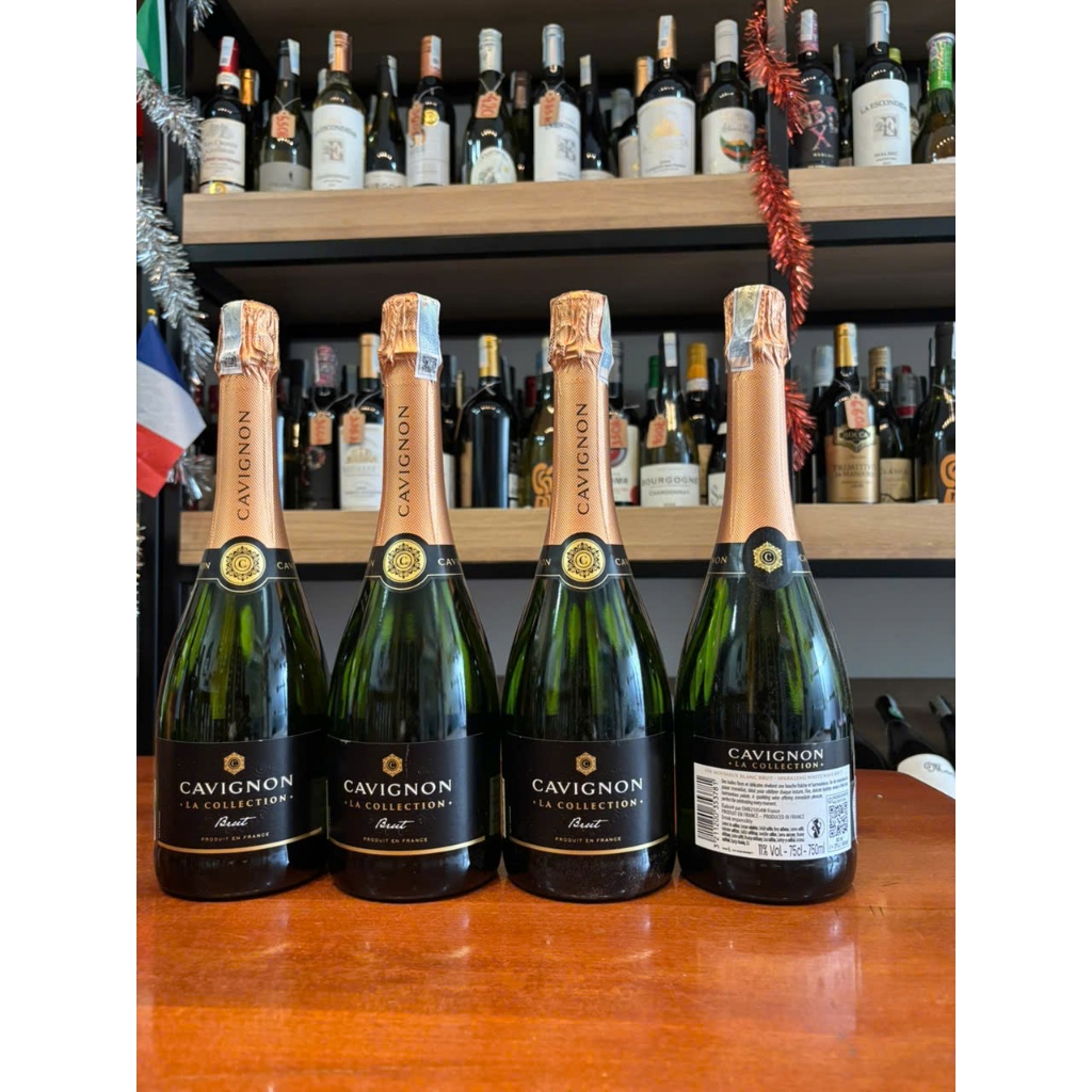 Rượu Sparkling wine Cavignon Collection Vin Mousseux Blanc Brut 750ml 11%