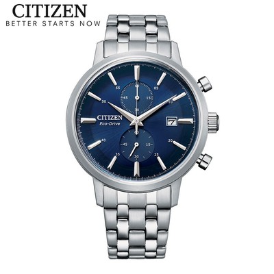 Đồng Hồ Nam Citizen Eco-Drive Dây Thép Không Gỉ CA7060-88L - Mặt Xanh (42mm)