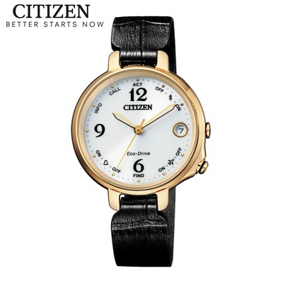 Đồng Hồ Nữ Citizen Eco-Drive Đa Chức Năng Dây Da EE4022-16A - Mặt Trắng (33mm)