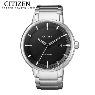 Đồng Hồ Nam Citizen Eco-Drive Dây Thép Không Gỉ BM7370-89E - Mặt Đen (Sapphire)