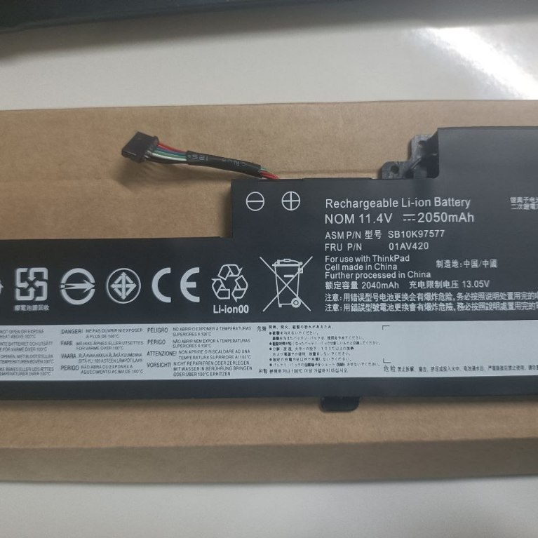 Pin Laptop Lenovo 01AV420 01AV422 01AV423 01AV424 01AV490 01AV452   61 24Wh Dành Cho ThinkPad T470 T