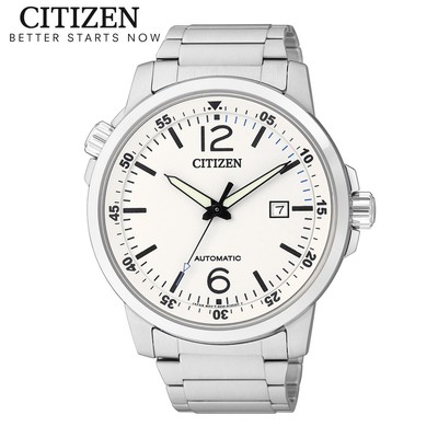 Đồng Hồ Nam Citizen Automatic Dây Thép Không Gỉ NJ0070-53A - Mặt Trắng (Sapphire)