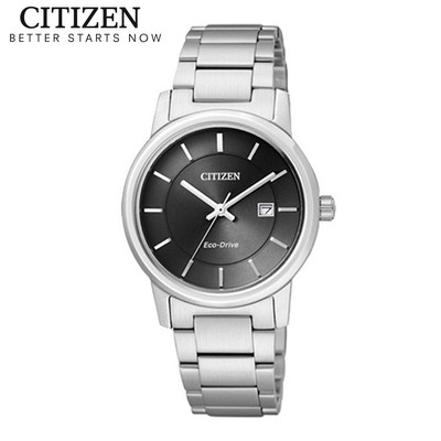Đồng Hồ Nữ Citizen Eco-Drive Dây Thép Không Gỉ EW1560-57E - Mặt Đen (Sapphire)