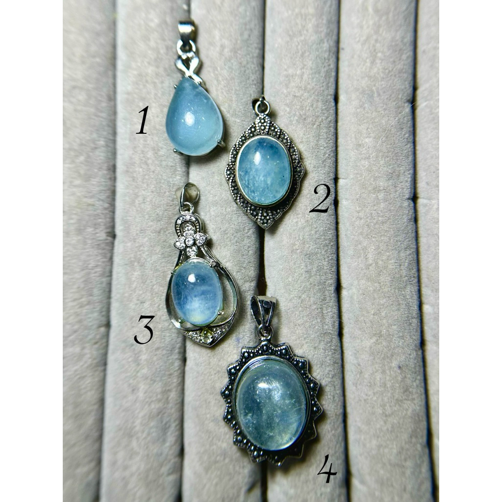 Mặt Dây Chuyền Đ á Aqua Marine