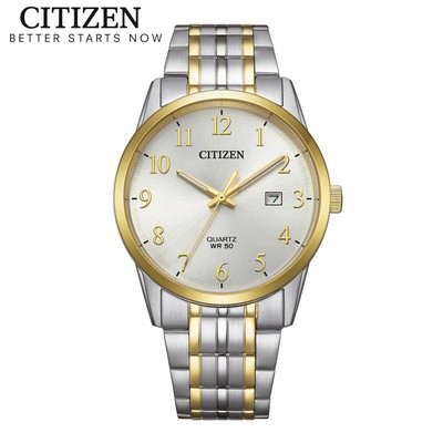 Đồng Hồ Nam Citizen Pin-Quartz Dây Thép Không Gỉ BI5007-53A - Mặt Bạc (39mm)