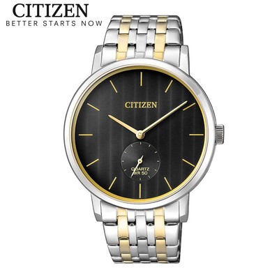 Đồng Hồ Nam Citizen Pin-Quartz Dây Thép Không Gỉ BE9174-55E - Mặt Đen (39mm)