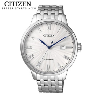 Đồng Hồ Nam Citizen Automatic Dây Thép Không Gỉ NJ0080-50A - Mặt Trắng (Sapphire)
