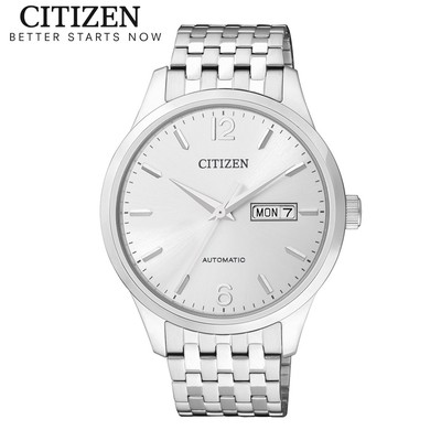 Đồng Hồ Nam Citizen Automatic Dây Thép Không Gỉ NH7500-53A - Mặt Trắng (Sapphire)