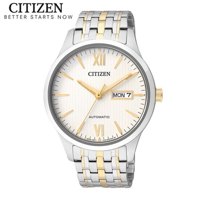 Đồng Hồ Nam Citizen Automatic Dây Thép Không Gỉ NP4074-52A - Mặt Trắng (Sapphire)