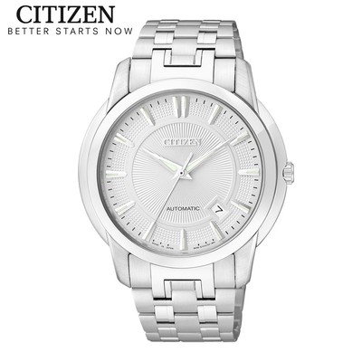 Đồng Hồ Nam Citizen Automatic Dây Thép Không Gỉ NB0020-55B - Mặt Trắng (Sapphire)