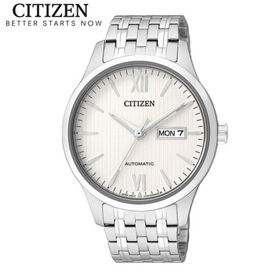 Đồng Hồ Nam Citizen Automatic Dây Thép Không Gỉ NP4070-53A - Mặt Trắng (Sapphire)