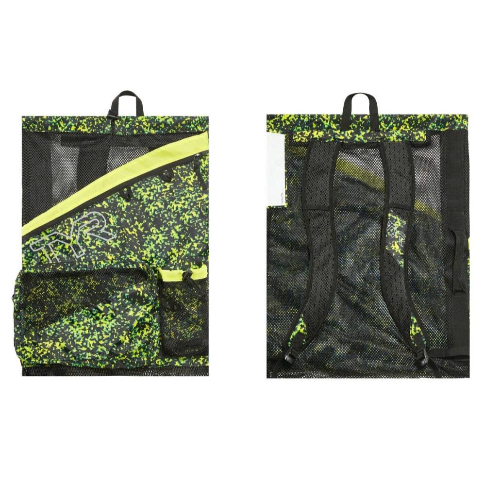 Balo Túi Lưới TYR Elite Team Mesh Backpack 40L Limelight