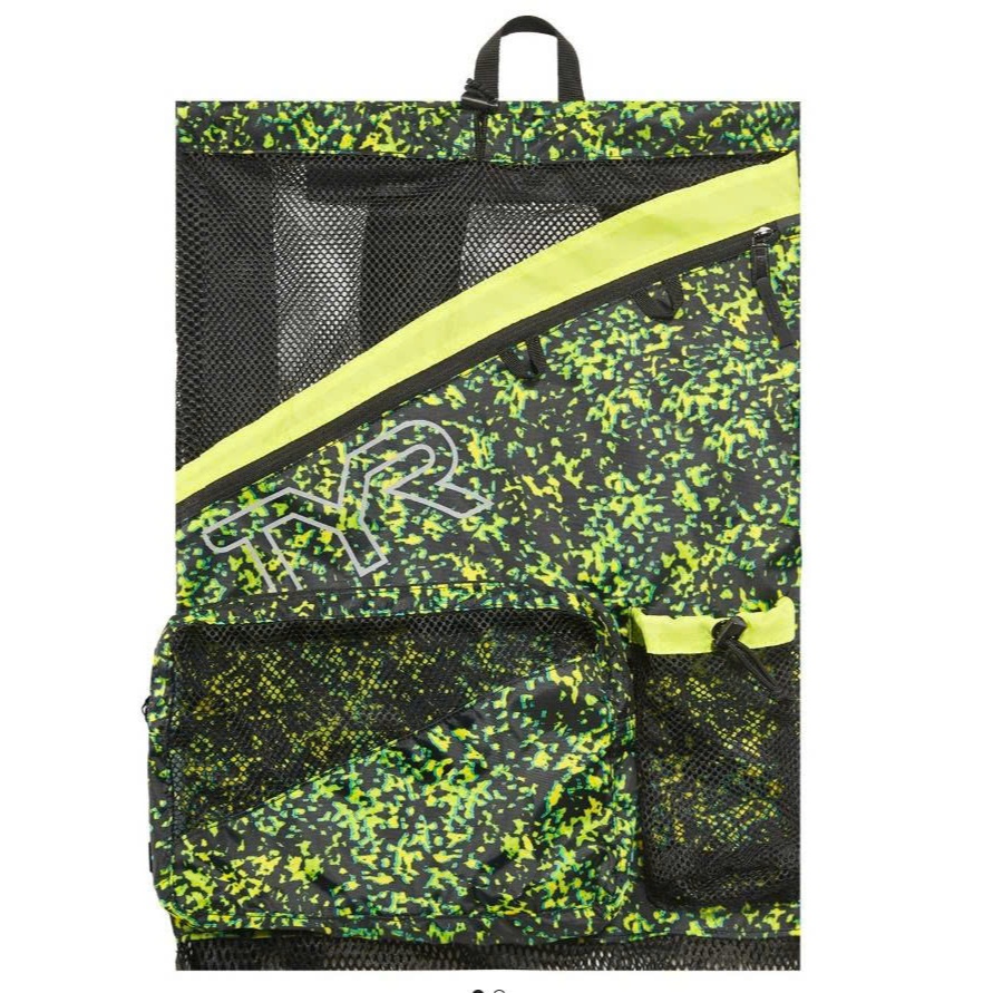 Balo Túi Lưới TYR Elite Team Mesh Backpack 40L Limelight Chính Hãng.