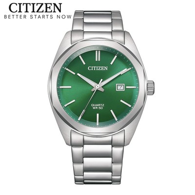 Đồng Hồ Nam Citizen Pin-Quartz Dây Thép Không Gỉ BI5110-54X - Mặt Xanh (41mm)