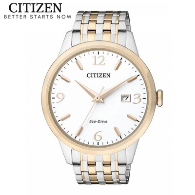 Đồng Hồ Nam Citizen Eco-Drive Dây Thép Không Gỉ BM7304-59A - Mặt Trắng (Sapphire)
