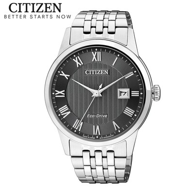 Đồng Hồ Nam Citizen Eco-Drive Dây Thép Không Gỉ AW1230-51E - Mặt Đen (Sapphire)