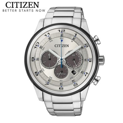 Đồng Hồ Nam Citizen Eco-Drive Dây Thép Không Gỉ CA4034-50A - Mặt Trắng (44mm)