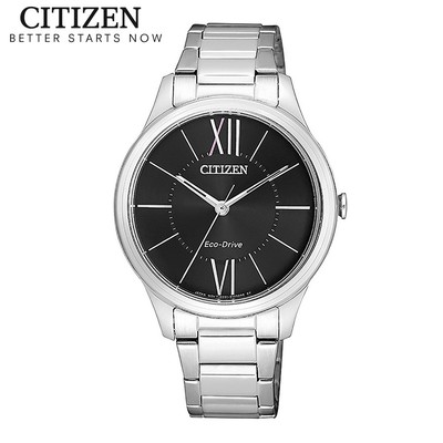 Đồng Hồ Nữ Citizen Eco-Drive Dây Thép Không Gỉ EM0410-58E - Mặt Đen (34.5mm)