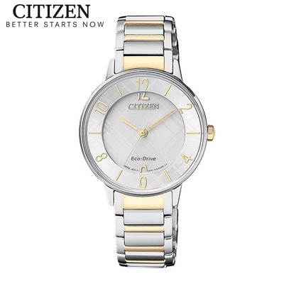 Đồng Hồ Nữ Citizen Eco-Drive Dây Thép Không Gỉ EM0524-83A - Mặt Trắng (30.8mm)