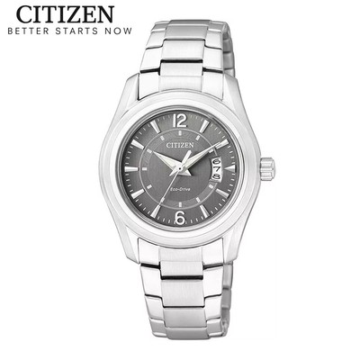 Đồng Hồ Nữ Citizen Eco-Drive Dây Thép Không Gỉ FE1010-57H - Mặt Xám (31mm)